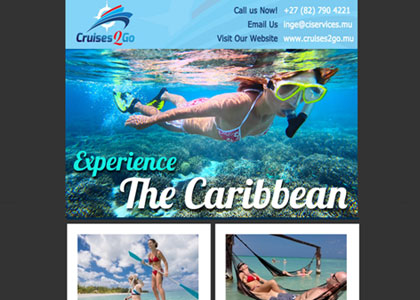 Cruising Promotions Emailer