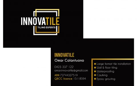 Tiling company business cards